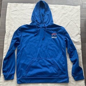 Buffalo Bills Large Royal Blue Hoodie with Embroidered Logo on Chest